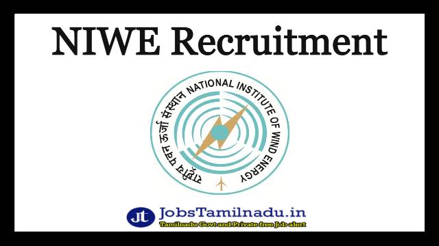 NIWE Recruitment