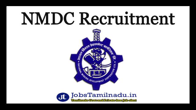 NMDC Recruitment