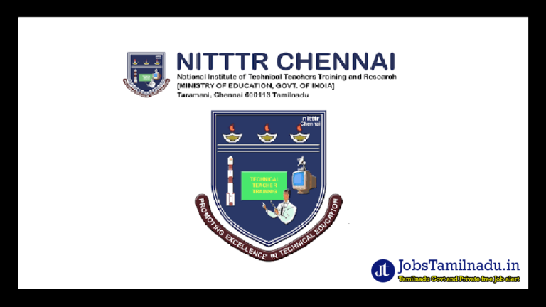 NITTTR Chennai Recruitment